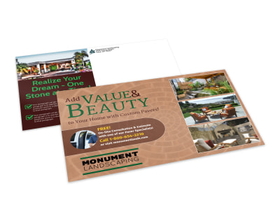 Residential Landscaping Postcard Template m67wimjdg2 preview